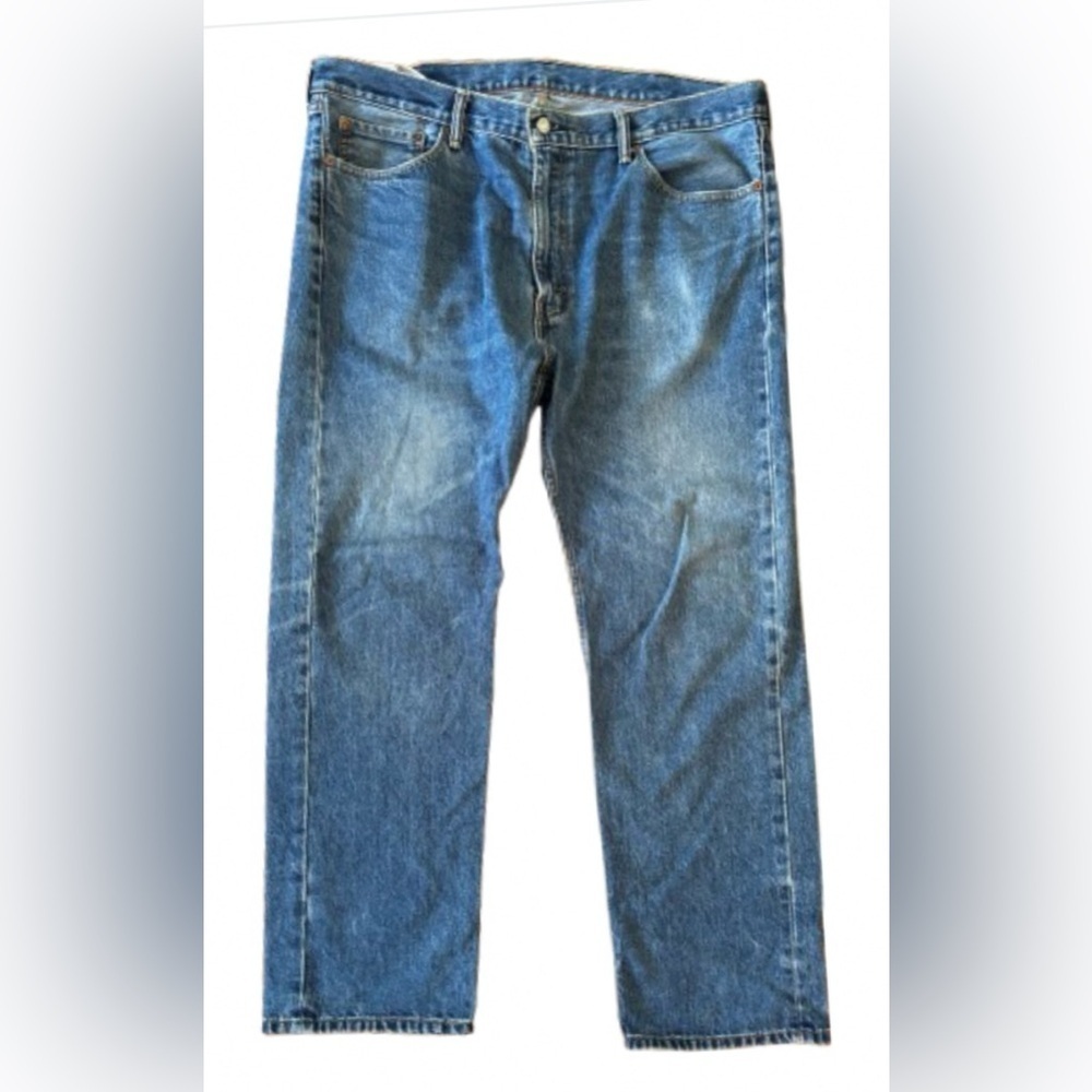 Men’s Levi’s 505 Y2K VTG relaxed fit med wsh strght lg red tab jns 42x32 classic